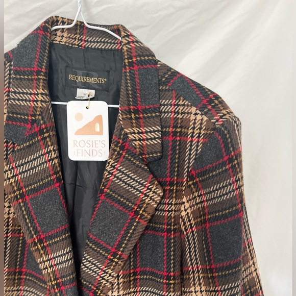Vintage plaid blazer (size 10) - Picture 5 of 5